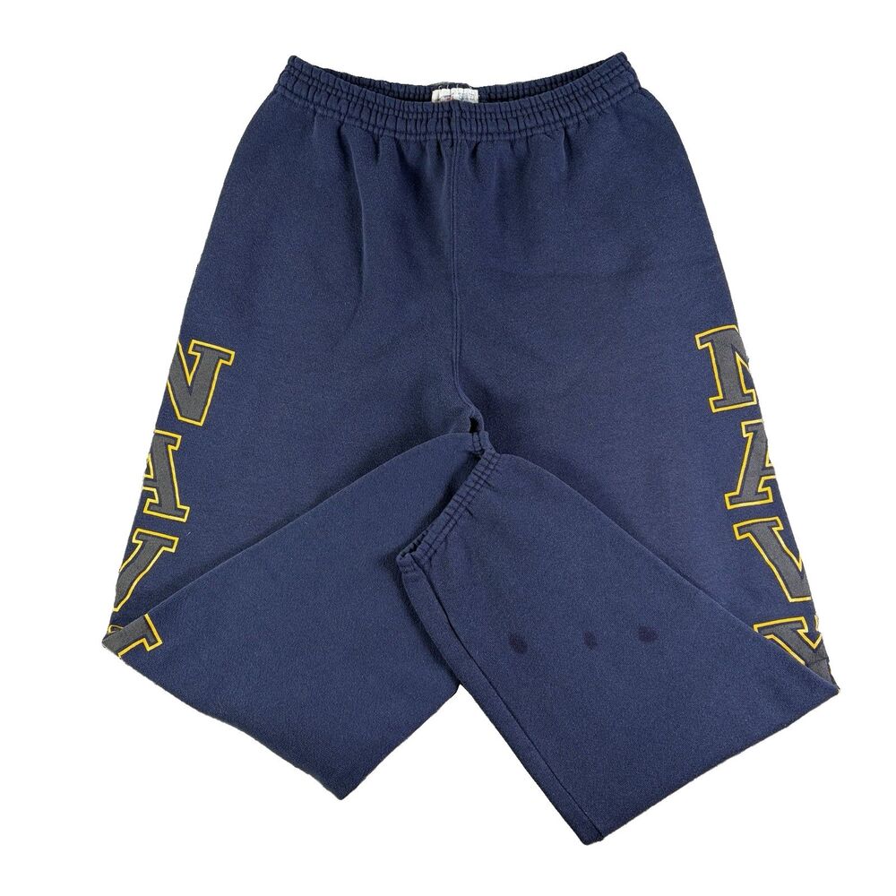 Vintage Soffe Navy Sweatpants Mens Small Joggers Blue Activewear Training 90s 80